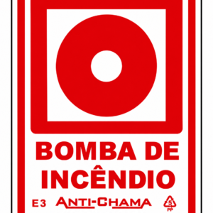 Placa de bomba de incêndio