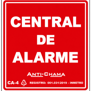 Placa central de alarme