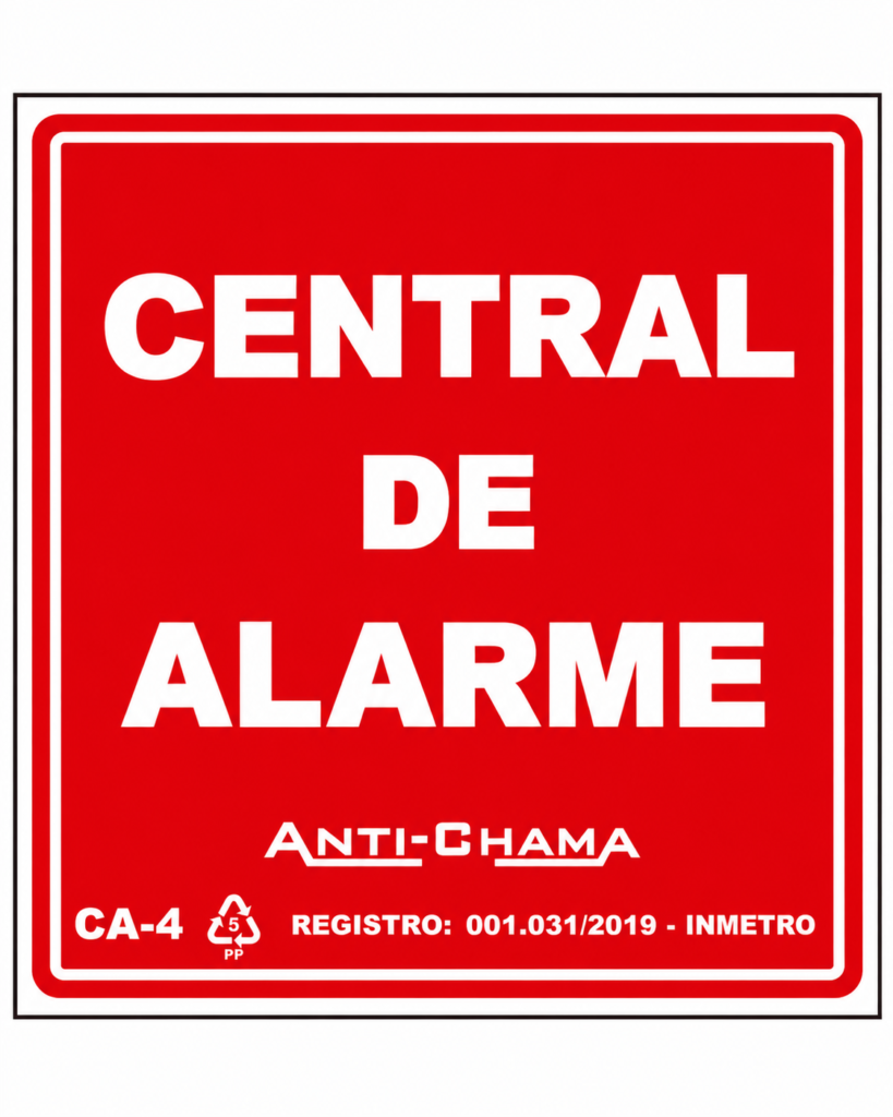 Placa central de alarme