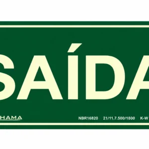 Placa de saída fotoluminescente