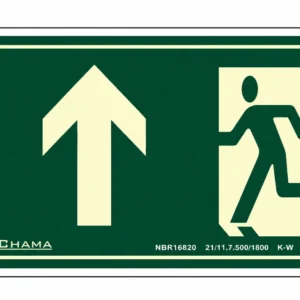 Placa de saída para cima